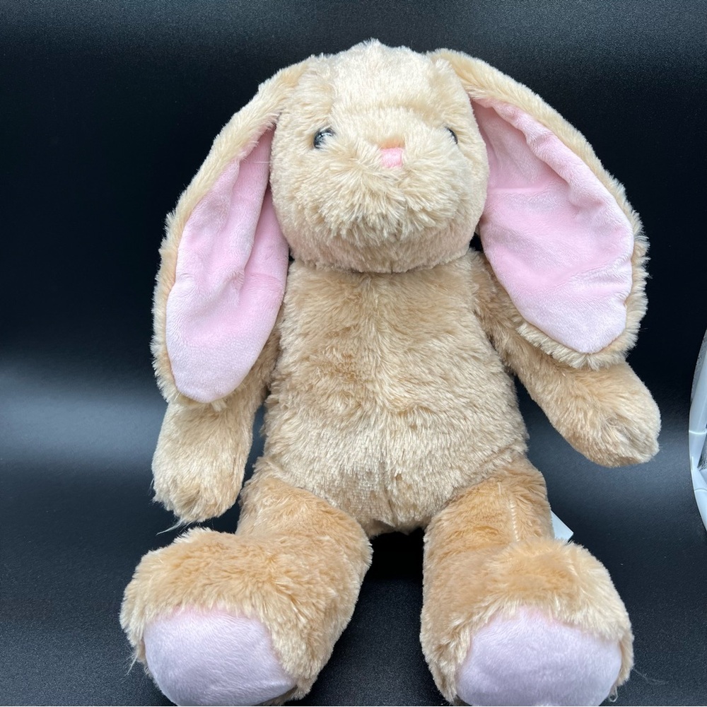Build A Bear Long Eared Easter Bunny Stuffed Animal Fluffy Soft 16" Plush